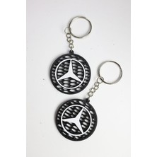 Jetniva 2 Adet - Mercedes Araba Anahtarlığı V2