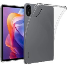 Marsilyan Xiaomi Redmi Pad 2 Kılıf Anti Shock Tablet Silikon - Şeffaf