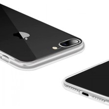 Marsilyan iPhone 8 Plus Kılıf Lüx Şeffaf Silikon