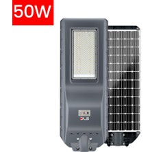 Dls 50W Profesyonel Solar Sokak Armatürü  Tüm Gece Aydınlatma  Güneş Enerjili SLR-102-50-01