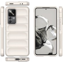 Marsilyan Xiaomi Mi 12T Pro Kılıf Optimum Silikon - Krem