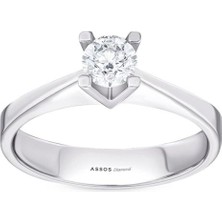 Assos Pırlanta 0.30 Karat Pırlanta Tektaş Yüzük