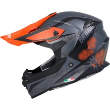 Egomobility Çene Korumalı Full Face Cross Kask