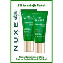 Nuxe Nuxuriance Ultra Göz ve Dudak Kremi 15 ml 2 Adet