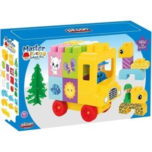 Kiddico Toys Master Bloklar Okul Otobüsü