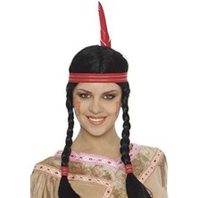 Zenvia Tüylü Örgülü Kızılderili Parti Peruğu ZNV2025