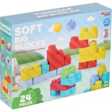 Kiddico Toys Yumuşak Big Bloklar 24 Parça