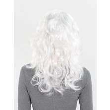 Zenvia Beyaz Renk Kahküllü Dalgalı Uzun Parti Peruğu ZNV2025