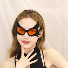 Zenvia Siyah Renk Bıyık Tasarımlı Kedi Gözlüğü ZNV2025