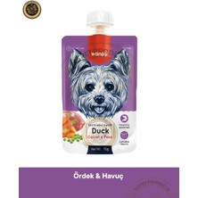 Wanpy Ördek & Havuç Köpek Et Ezmesi Köpek Ödül Maması 90 gr