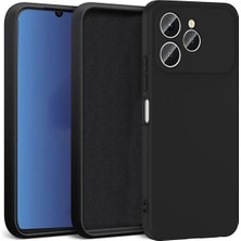Nezih Case Tecno Spark 40 4g Uyumlu Kamera Korumalı Lansman Kadife Iç Yüzeyli (Şık Tasarım) Silikon Kapak