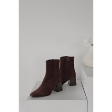 Meral Özgenç Küt Burun Kalın Topuk Bot