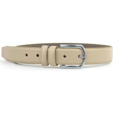 Rakerplus Krem 3 cm Erkek Çocuk Kemeri (80-100CM)