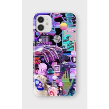 Lelia iPhone 11 Uyumlu Baskılı Şeffaf Telefon Kılıfı | Koleksiyon: Neondream District