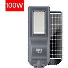 Dls 100W Profesyonel Solar Sokak Armatürü  Tüm Gece Aydınlatma  Güneş Enerjili SLR-102-100-01