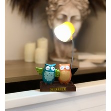 Giftmoda Tonton Baykuş Işıklı Masa Lambası
