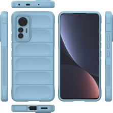 Marsilyan Xiaomi Mi 12 Lite Kılıf Optimum Silikon - Sky Blue