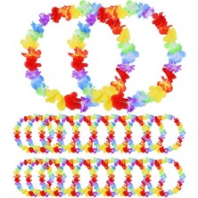 Zenvia Hawaii Çiçekli Boyun Kolyesi 12 Adet ZNV2025