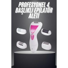 Zenvia Şarjlı Epilasyon Cihazı Çok Başlıklı Ayak Bakımına Uygun Epilatör Aleti ZNV2025