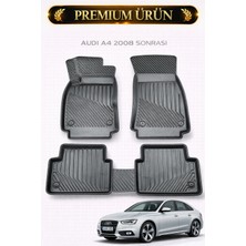 Black Gold Audi A4 2008 Sonrası Uyumlu 3D Oto Paspas Premium