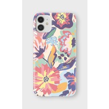 Lelia iPhone 11 Uyumlu Baskılı Şeffaf Telefon Kılıfı | Koleksiyon: Floraluxe Botanica