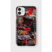 Lelia iPhone 11 Uyumlu Baskılı Şeffaf Telefon Kılıfı | Koleksiyon: Turboline Streetworks