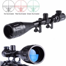 Zenvia 4-16X50 Aoeg Zoomlu  Dürbünü Çift Işıklı Kırmızı,yeşil Kaynaklı Avcılık Dürbü