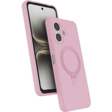 Nezih Case Tecno Spark Go 2 Uyumlu Içi Kadife Stand Olabilen Halka Yüzüklü Kılıf