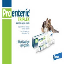 Elanco Pro-Enteric Triplex 30 ml | Kedi & Köpek Ishal Kesici, Probiyotik ve Sindirim Onarıcı Macun