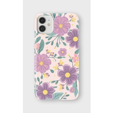 Lelia iPhone 11 Uyumlu Baskılı Şeffaf Telefon Kılıfı | Koleksiyon: Pastelbloom Soft Series