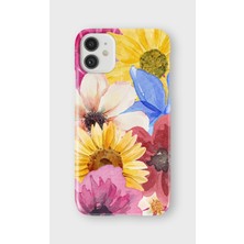 Lelia iPhone 11 Uyumlu Baskılı Şeffaf Telefon Kılıfı | Koleksiyon: Floraluxe Botanica