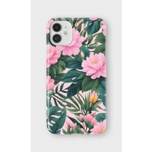 Lelia iPhone 11 Uyumlu Baskılı Şeffaf Telefon Kılıfı | Koleksiyon: Floraluxe Botanica