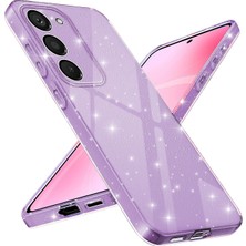 Nezih Case Samsung Galaxy S25 Fe Uyumlu Kamera Korumalı Simli Işıltılı Renkli Parlak Koton Kılıf