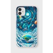 Lelia iPhone 11 Uyumlu Baskılı Şeffaf Telefon Kılıfı | Koleksiyon: Cosmicwhisper Skyset