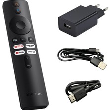 Xiaomi Mi Box Tv Stick Için Uyumlu Kumanda Seti ( Şarj Başlığı + Şarj Kablosu + Hdmı Uzatma Kablosu )
