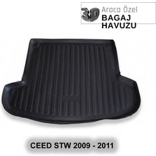 Elorcar Kıa Ceed Stw 2009 - 2011 3D Bagaj Havuzu