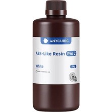 Anycubic Abs-Like Reçine Pro 2 Beyaz Reçine 1kg. - Teknoartshop