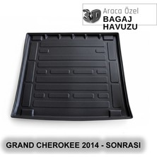 Elorcar Jeep Grand Cherokee 2014 - Sonrası 3D Bagaj Havuzu