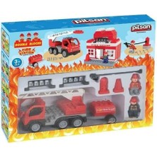 Kiddico Toys Itfaiye Kamyon Yangın Söndürme Seti