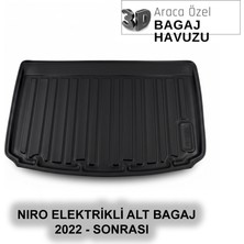 Elorcar Kıa Nıro Elektrikli Alt Bagaj Sonrası 3D Bagaj Havuzu