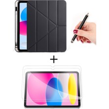 Nezih Case Samsung Galaxy Tab A11 8.7 Inç X130 Uyumlu Akıllı Kılıf + Ekran Koruyucu + Kalem
