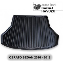 Elorcar Kıa Cerato Sedan 2016 - 2018 3D Bagaj Havuzu