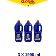 Klorak 3 Adet 1990 ml Kireç Sökücü