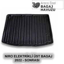 Elorcar Kıa Nıro Elektrikli Üst Bagaj 2022 - Sonrası 3D Bagaj Havuzu