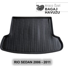 Elorcar Kıa Rıo Sedan 2006 - 2011 3D Bagaj Havuzu