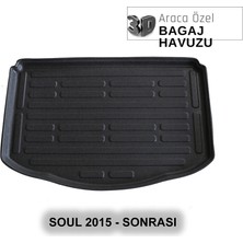 Elorcar Kıa Soul 2015 - Sonrası 3D Bagaj Havuzu
