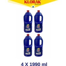 Klorak 4 Adet 1990 ml Kireç Sökücü