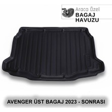 Elorcar Jeep Avenger Üst Bagaj 2023 - Sonrası 3D Bagaj Havuzu