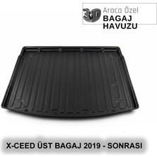 Elorcar Kıa X-Ceed Üst Bagaj 2019 - Sonrası 3D Bagaj Havuzu