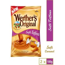 Werther's Orijinal Yumuşak Karamel Şeker 100 G x 2’li Paket Kremalı Alman Karameli